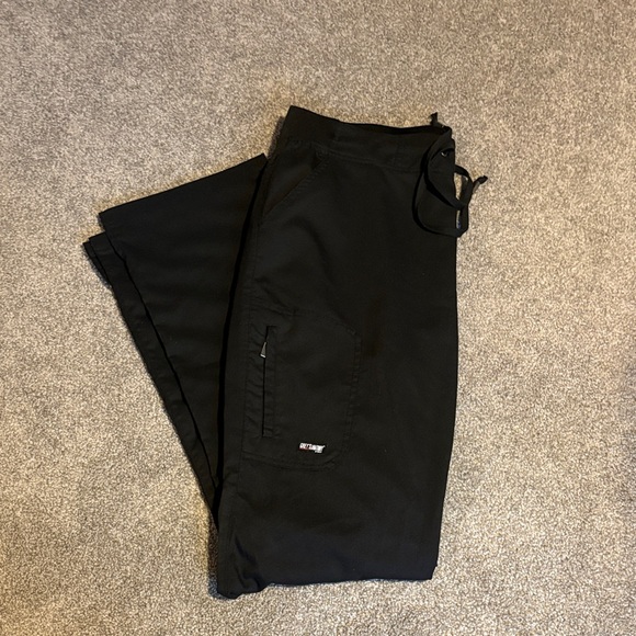 Grey's Anatomy MIA 6 pocket black scrub pants - Picture 4 of 6